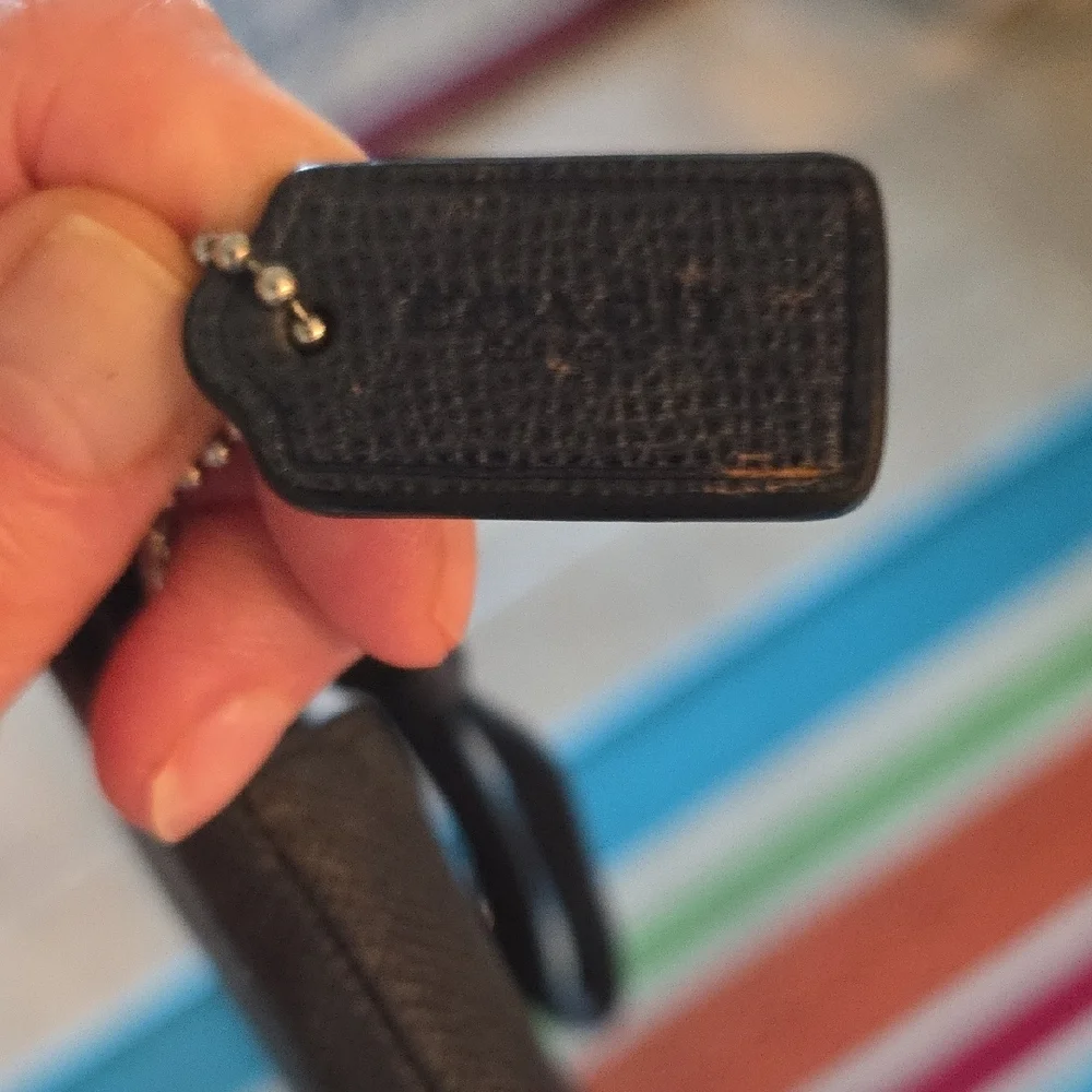 Coach sleek black